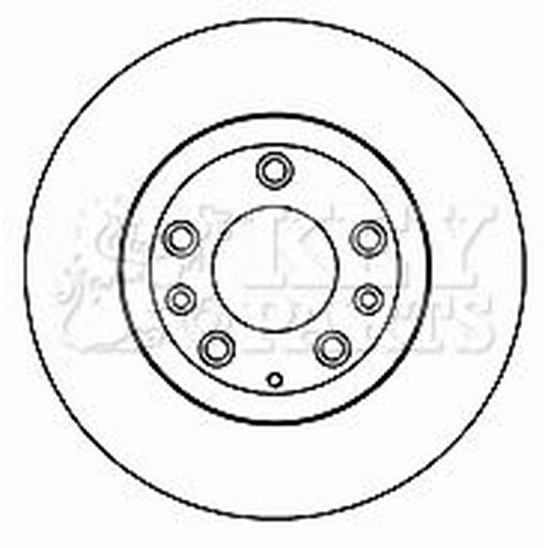 Key Parts 2 x Vented Brake Discs fits Mazda MX-5 2005-2016 1.8 2.0