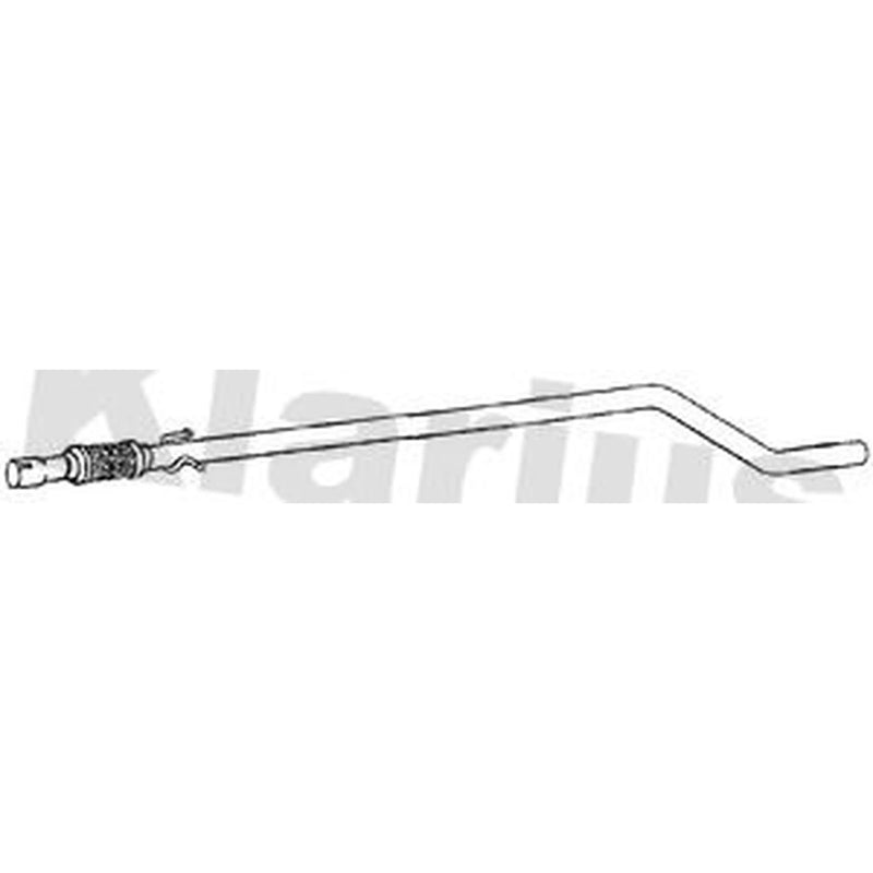 Klarius Exhaust Pipe OD fits Fiat 500L 2012 on 1.3