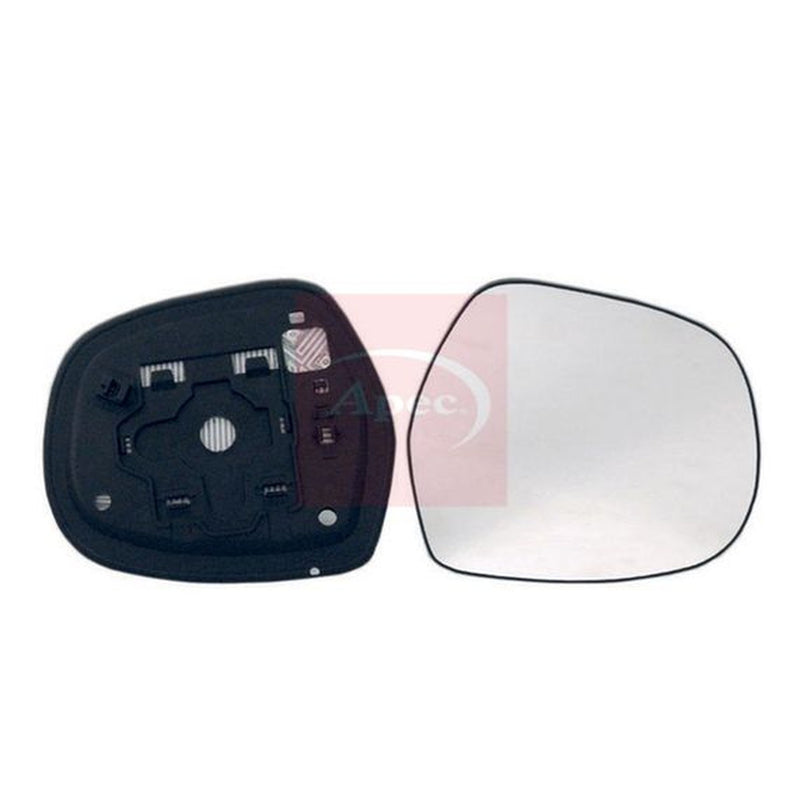 Apec Exterior Wing Mirror Glass Right fits Toyota Land Cruiser Prado 2002-2010