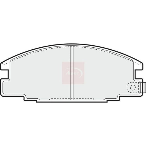 Apec Front Brake Pad Set PAD653