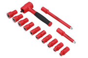 Laser Insulated Socket Set 1/4"D 13pc Laser - Dynamic Drive