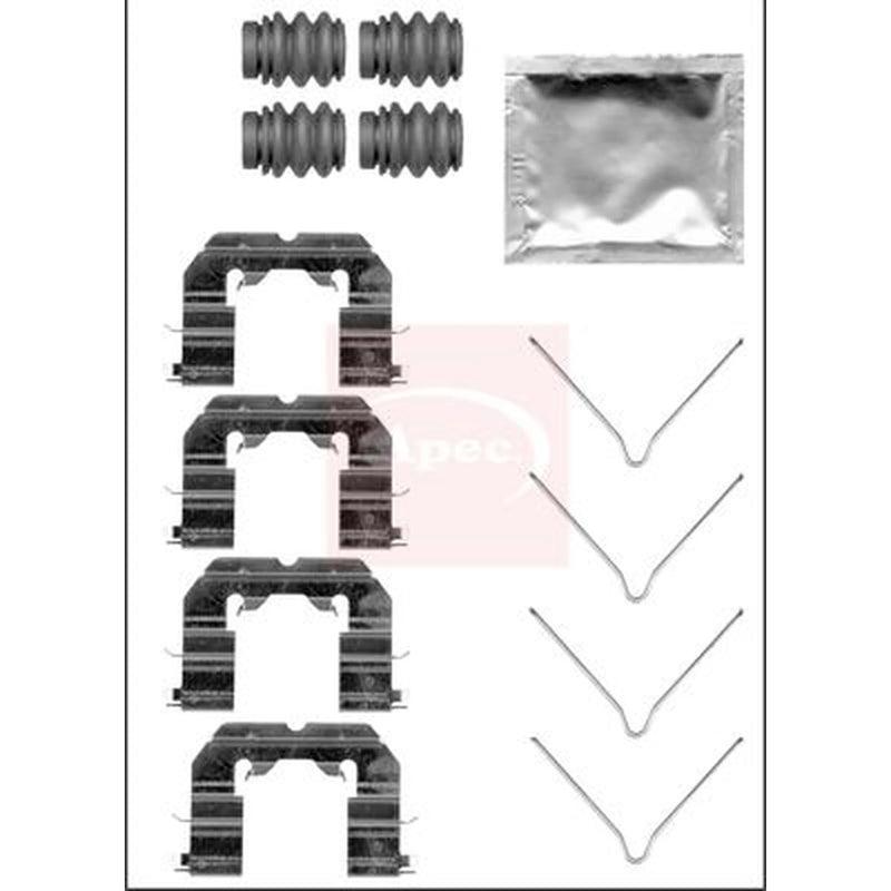 Apec Brake Pad Accessory Fitting Kit Front KIT1353