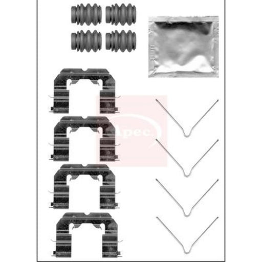 Apec Brake Pad Accessory Fitting Kit Front KIT1353
