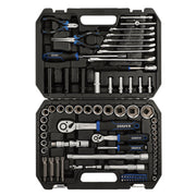 Draper HI-TORQ Metric Socket Set, 1/4" & 1/2" Sq. Dr. (83 Piece) Draper - Dynamic Drive