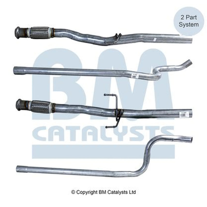 BM Catalysts Exhaust Pipe OD fits Citroën C3 I 2002-2008 1.4