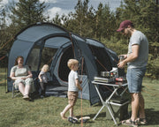 Easy Camp Skarvan 4 Pole Tent Blue 4 Person Easy Camp - Dynamic Drive