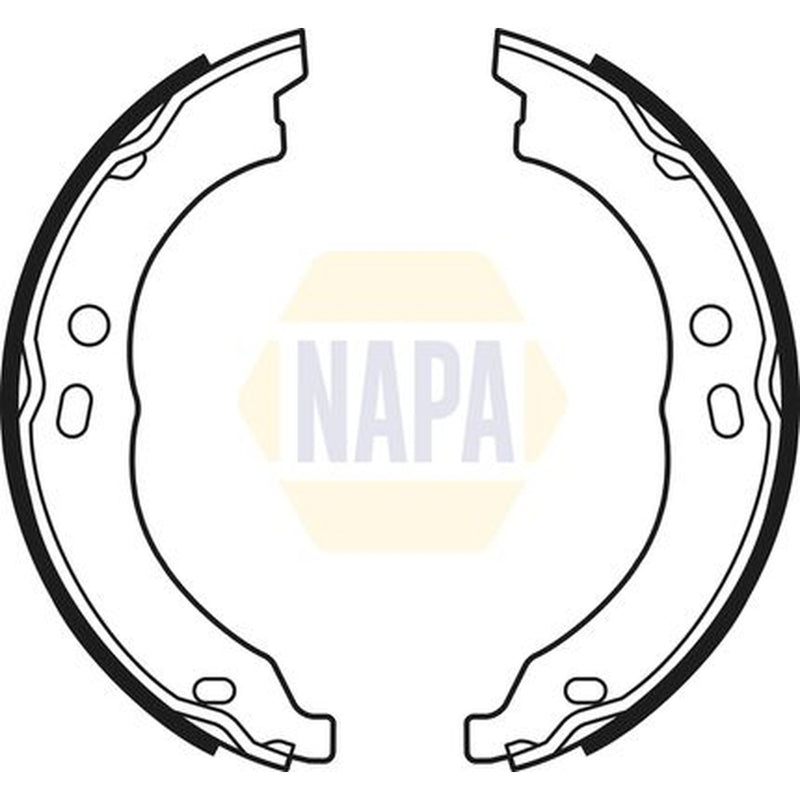 NAPA Parking Brake Shoe Set fits Citroën Relay III 2006-2023 2.0 2.2 3.0