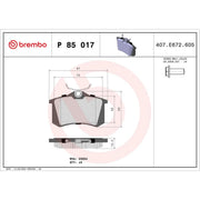 Brembo Front & Rear Pads fits MG Gs 2016 on 1.5