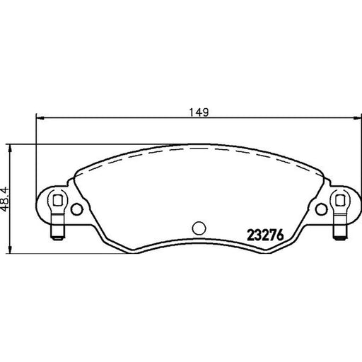 Mintex Front Brake Discs & Pads fits Citroën C5 I 2001-2004 1.8