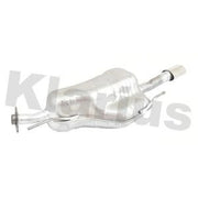 Klarius Box With Tail Pipe Rear fits Opel Astra G 2000-2005 1.8 2.2