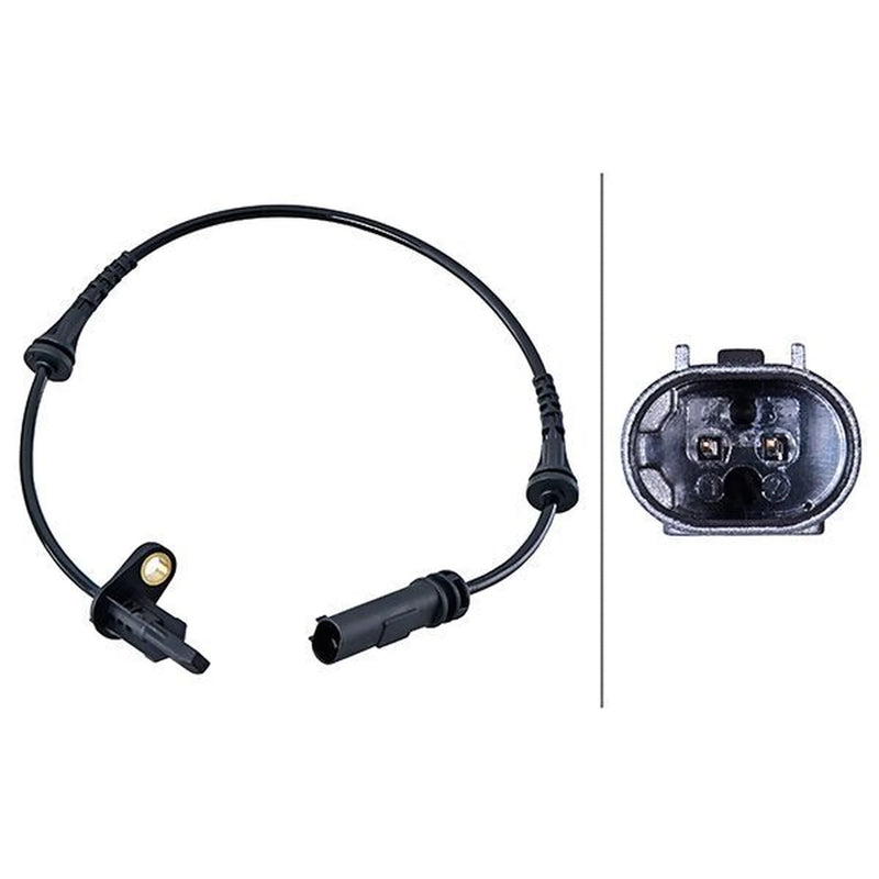 Hella ABS Wheel Speed Sensor Rear 6PU 358 216-141