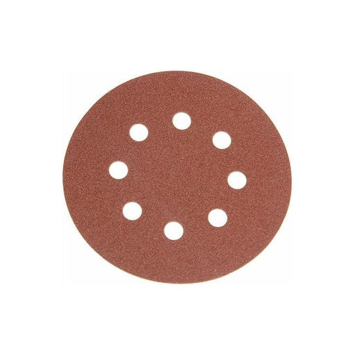 Faithfull Hook & Loop Sanding Disc DID3 Holed 125mm x 80G (Pack 25) Faithfull - NN4 Online