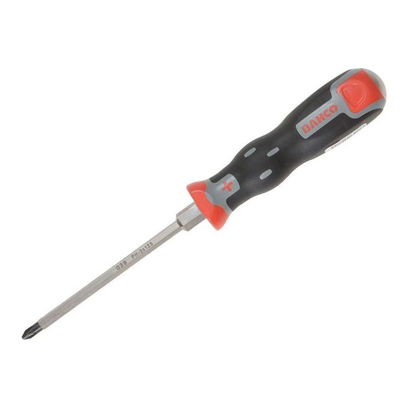 Bahco Tekno+ Through Shank Screwdriver Phillips Tip PH2 x 125mm Bahco - NN4 Online