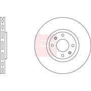 Apec Front Brake Vented Discs & Pads fits Peugeot 208 I 2014-2019 1.6