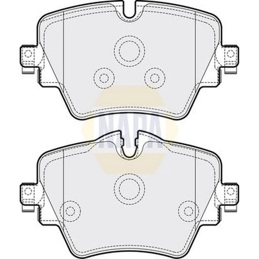 NAPA Front Brake Pad Set NBP1383