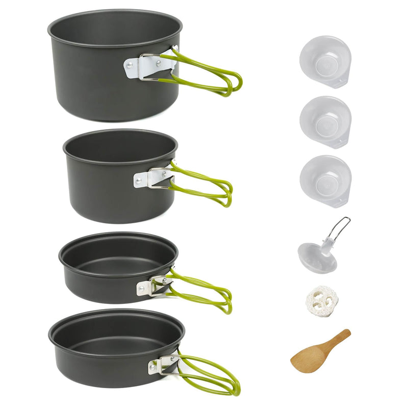 Leisurewize Premium Outdoor Cooking Set 10 Piece with Pans Leisurewize - Dynamic Drive
