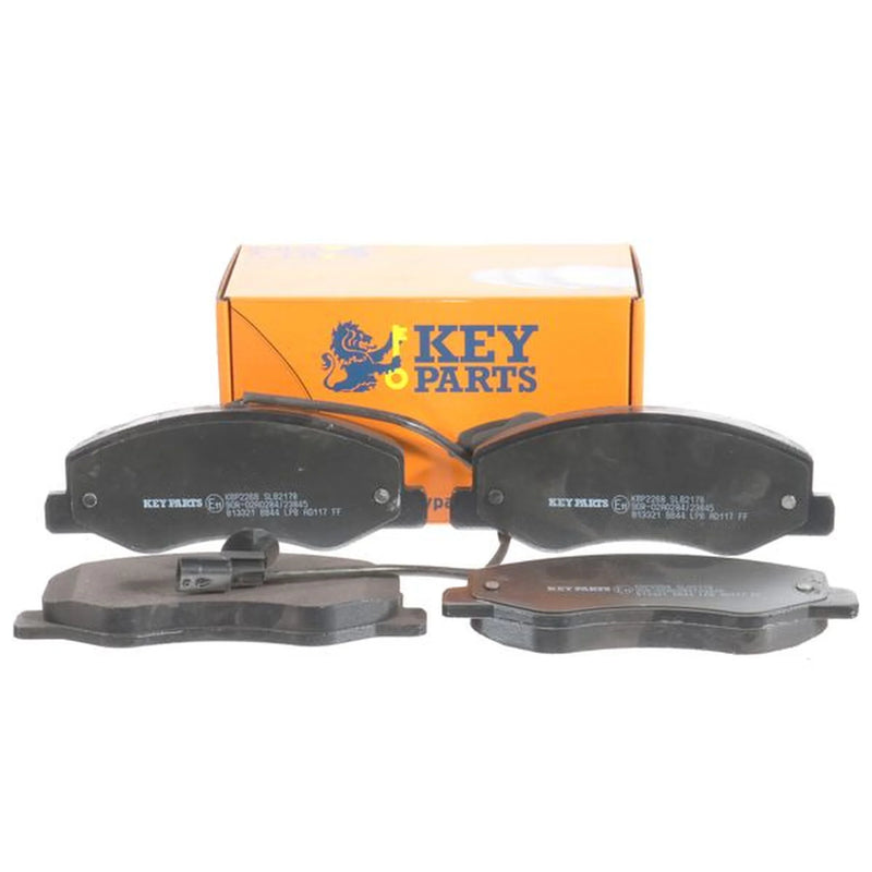 Key Parts 4 x Rear Brake Pad Set fits Nissan Interstar 2021-2024