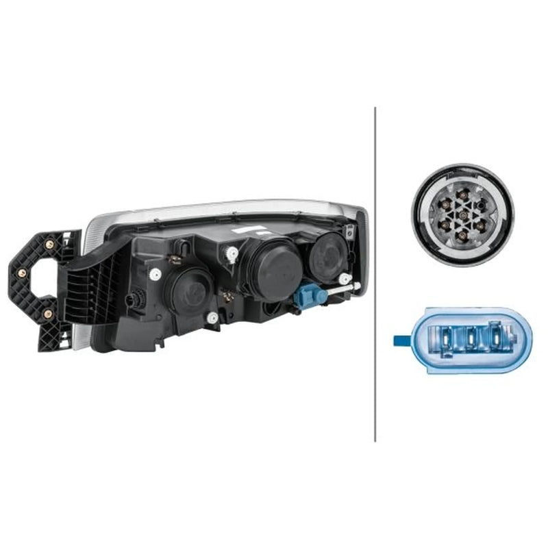 Hella Headlight Headlamp H15 Right fits Renault Trucks C 2013 on