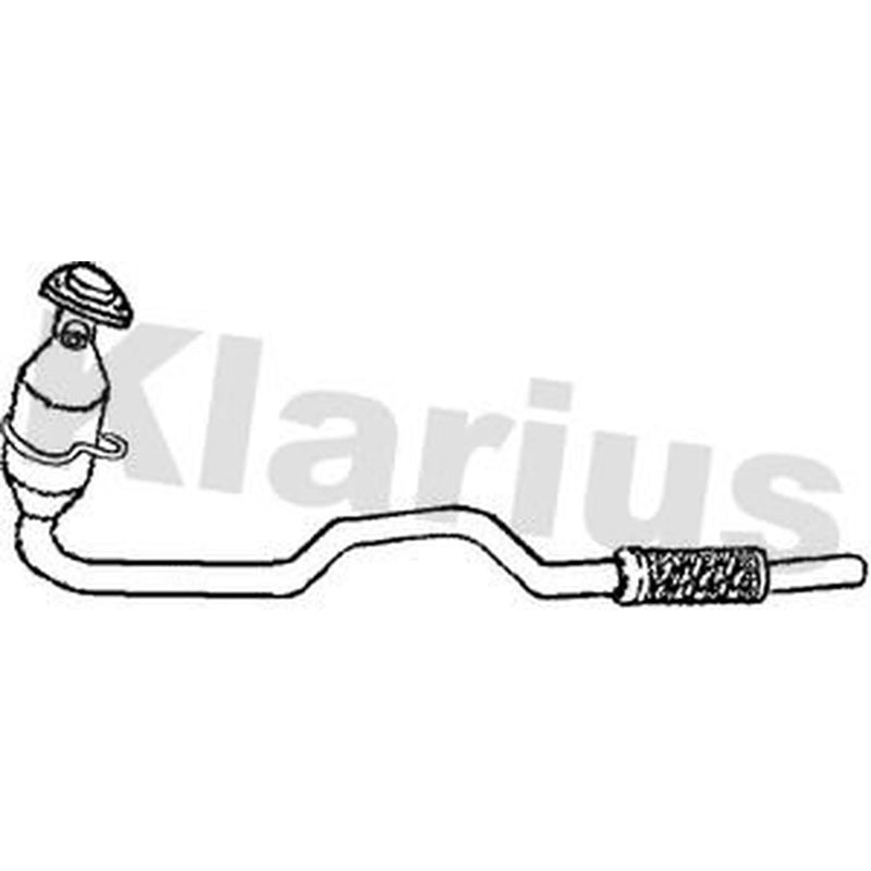 Klarius Catalyst Type Approved With Pipe Front fits Opel Corsa B 1996-2000 1.0