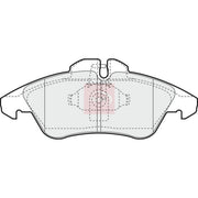 Apec Front Brake Pad Set fits Mercedes-Benz Sprinter 2-T 1995-2006