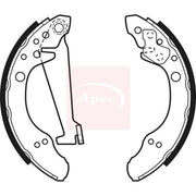 Apec Brake Shoe Set Axle Kit fits Audi 80 B3 1986-1991 1.6 1.8