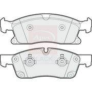Apec Black Front Brake Pad Set fits Mercedes-Benz Gl-Class 2012-2015