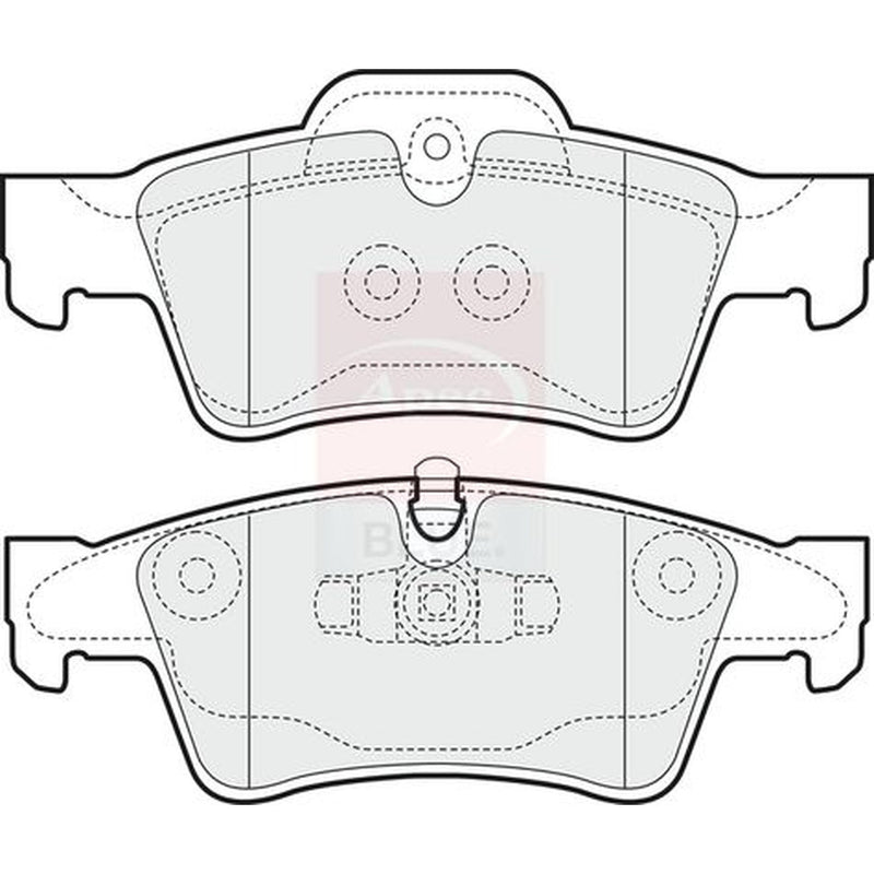 Apec Rear Brake Solid Discs & Pads fits Mercedes-Benz G-Class 2012-2018