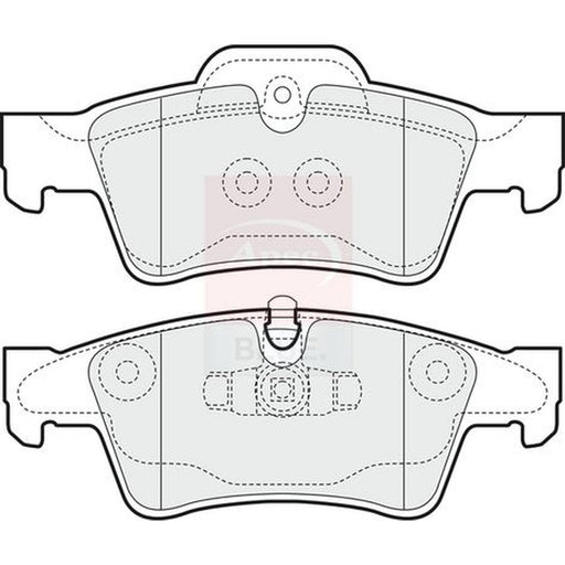 Apec Rear Brake Solid Discs & Pads fits Mercedes-Benz G-Class 2012-2018