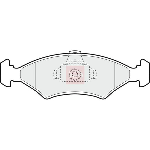 Apec Front Brake Pad Set PAD909