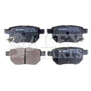 Key Parts Front & Rear Brake Discs & Pads fits Toyota Auris 2006-2012 1.8