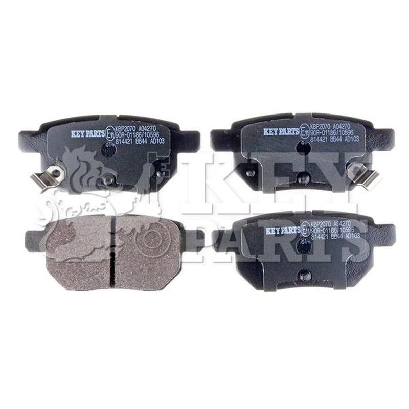 Key Parts Front & Rear Brake Discs & Pads fits Toyota Auris 2006-2012 1.8