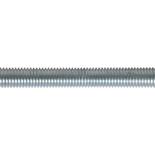 Sealey Studding M12 x 1m Zinc Pack of 5 STUD12 Sealey - Dynamic Drive
