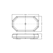 Ring Automotive RCV9812 TM Reg65 Bar Magnetic Mount, 12/24 V, Amber Ring Automotive - Dynamic Drive