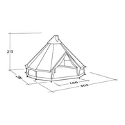 Robens Klondike S 4 Berth Poled Tent Robens - Dynamic Drive