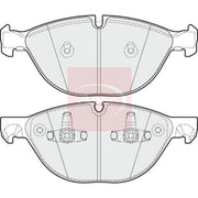 Apec Front Brake Pad Set fits BMW X5 2006-2010 3.0 4.8