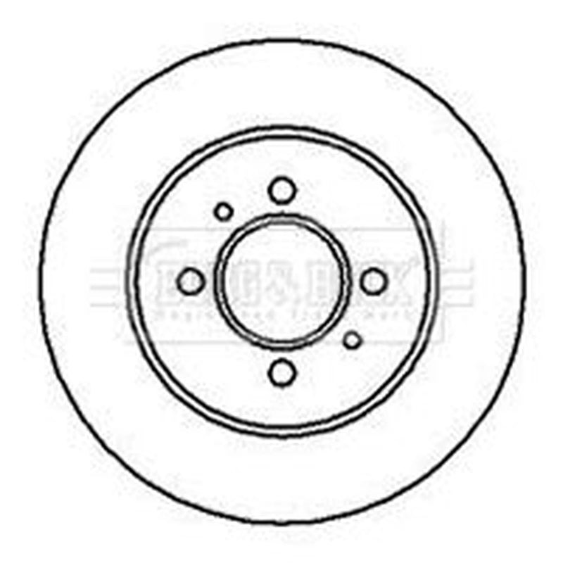 Borg & Beck Front & Rear Brake Discs & Pads fits Renault Laguna I 1993-2001