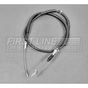 First Line Handbrake Cable Left Rear fits Volvo 440 1988-1996 1.7