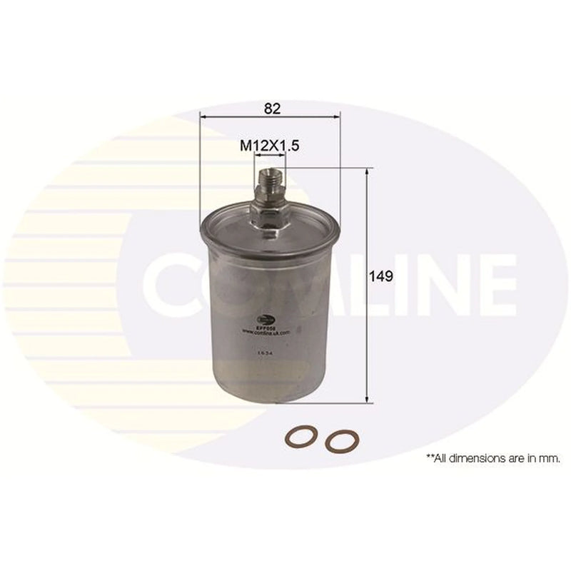 Comline Fuel Filter Element fits Mercedes-Benz /8 1972-1977 114.062 114.072