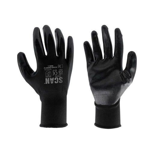 Scan Seamless Inspection Gloves - L (Size 9) (pack 12) Scan - Dynamic Drive