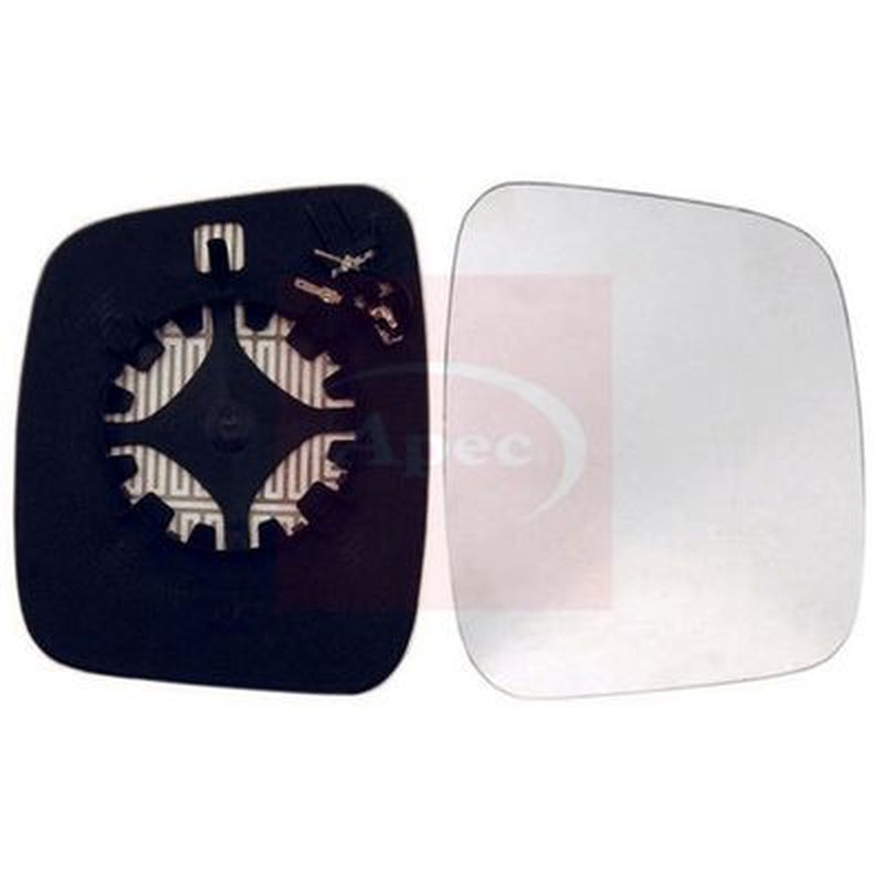 Apec Exterior Wing Mirror Glass Right fits Citroën Nemo 2009-2010 1.3 1.4