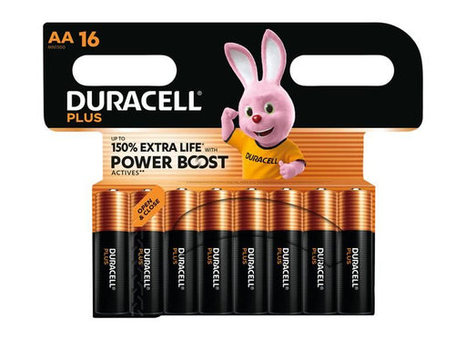 Duracell AA Cell Plus with Power Boost Batteries (Pack 16) Duracell - NN4 Online
