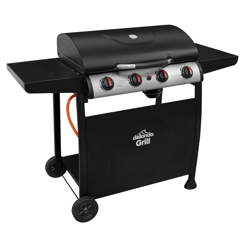 Dellonda 4 Burner Gas BBQ Dellonda  - Dynamic Drive