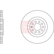 Apec Front Brake Vented Discs & Pads fits Seat Ibiza 2004-2008 1.8 1.9