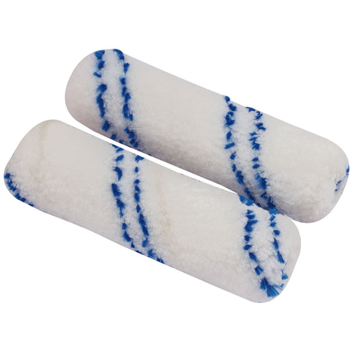 Draper Microfibre Paint Roller Sleeves, 100mm (Pack of 2) 82547 Draper - Dynamic Drive