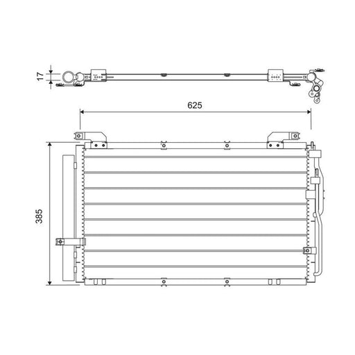 Valeo Air Conditioning Condenser 818075