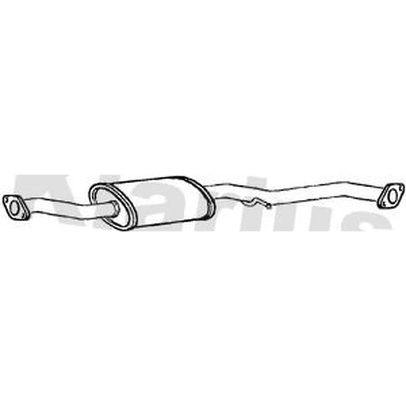 Klarius Box With Centre Pipe Centre fits Nissan 350Z 2003-2006 3.5