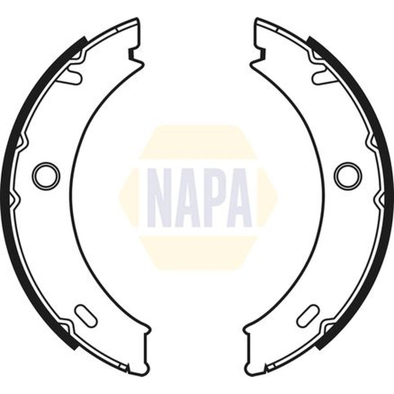 NAPA Parking Brake Shoe Set fits Mercedes-Benz Sprinter 4-T 1995-2006