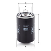 MANN-FILTER Fuel Filter Element
