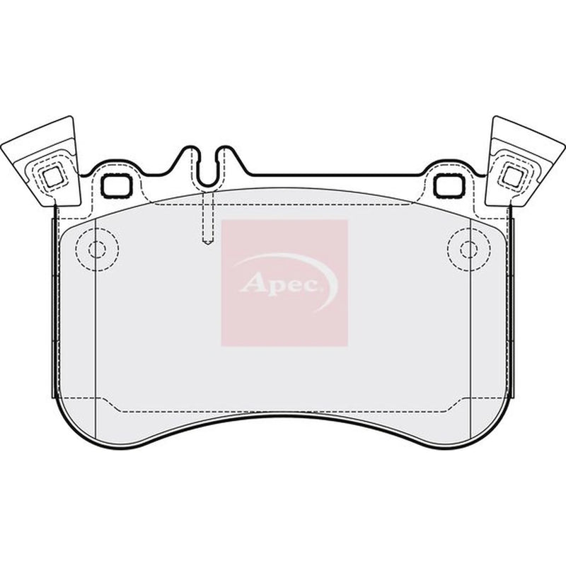 Apec Front Brake Pad Set PAD2118