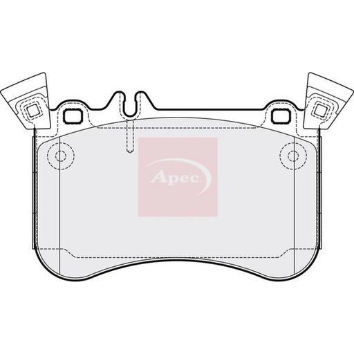 Apec Front Brake Pad Set PAD2118